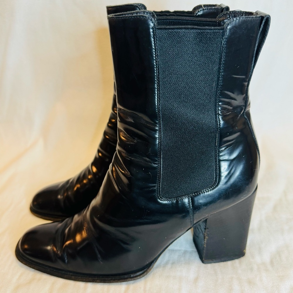 Vintage Gucci Leather Ankle Boots